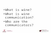 What is Wine Communication?