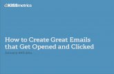 How to Create Great Emails that get Opened and Clicked