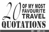 The 20 of my most favourite travel quotes of all time