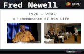 Remembering Fred Newell