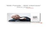 600 people - 600 Interview