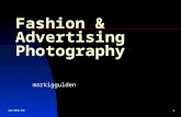 Fashion and advertising photography