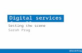 Digital services for all - setting the scene | Sarah Prag | July 2014