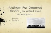 Anthem for Doomed Youth analysis