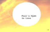 Hymn To Love 1 Cor13