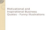 Motivational and Inspirational Business Quotes - Funny Illustrations