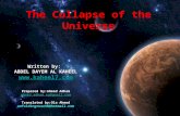 The collapse of_the_universe