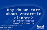 Why do we care about Antarctic climate?