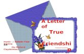 A Letter Of True Friendship  Emerito