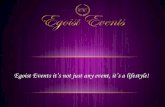 Events by egoist events