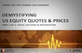 Xignite Demystifying US Equity Quotes Webinar - Part 2