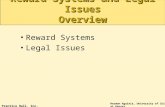 Reward systems & legal issues