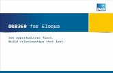 D&B360 for Oracle Eloqua
