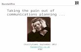 Taking the pain out of communications planning