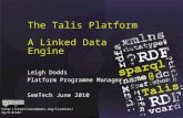 Talis Platform: A Linked Data Engine