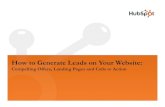 Lead Generation - Landing Page HubSpot May2009
