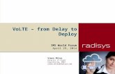 VoLTE - From Delay to Deploy