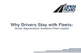 Why drivers stay with fleets