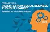 Insights From Social Business Thought Leaders - February 2014