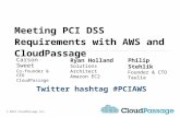 Meeting PCI DSS Requirements with AWS and CloudPassage