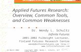 Applied Futures Research Overview, 2002