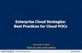 RightScale Webinar: Enterprise Cloud Strategies: Best Practices for Cloud POCs