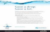 Save A Drop, Save A Lot - Saskatchewan, Canada