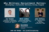 Why Military Recruitment Matters | Talent Connect 2013