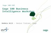 Sage 100 Business Intelligence Workshop