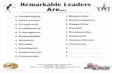 Remarkable Leaders