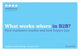 What Works Where in B2B?