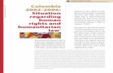 Colombia 2002 - 2006: Situation regarding human rights and humanitarian law