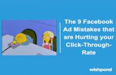 The 9 Facebook Ad Mistakes that are Hurting your Click-Through-Rate