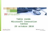 Table ronde WeHealth Introduction