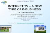 Zahid Hussain - Internet Tv Aug 2008 Poland
