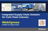 WebXpress Cold Chain Solution