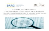 Rapport Juin 2011 du CXP : la qualité des données dans les entreprises françaises