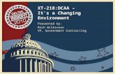 Deltek Insight 2010: DCAA- It's a Changing Environment