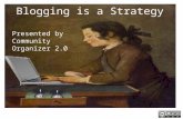 Blogging is a Strategy