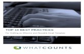 WhatCounts White Paper - Top 10 Best Practices