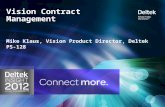 Deltek Insight 2012: Vision Contract Managment
