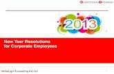 New year resolutions for corporate employees   2013