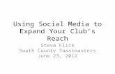 Use Social Media To Expand Your Toastmasters Club’s Reach
