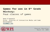 Games for Pearson Education