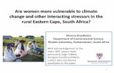 Are women more vulnerable to climate change in rural South Africa?