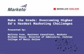 Make the Grade: Overcoming Higher Ed's Hardest Marketing Challenges