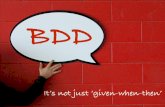 BDD: There's more to it than you think