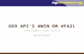 Geo API’s #WIN or #FAIL