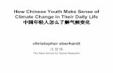 How Chinese Youth Makes Sense of Climate Change in Their Daily Life