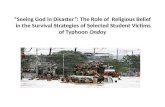 "Seeing God in Disaster": A Study on Typhoon Ondoy and the Filipino Youth (Follow me on Twitter@detectivebogart)